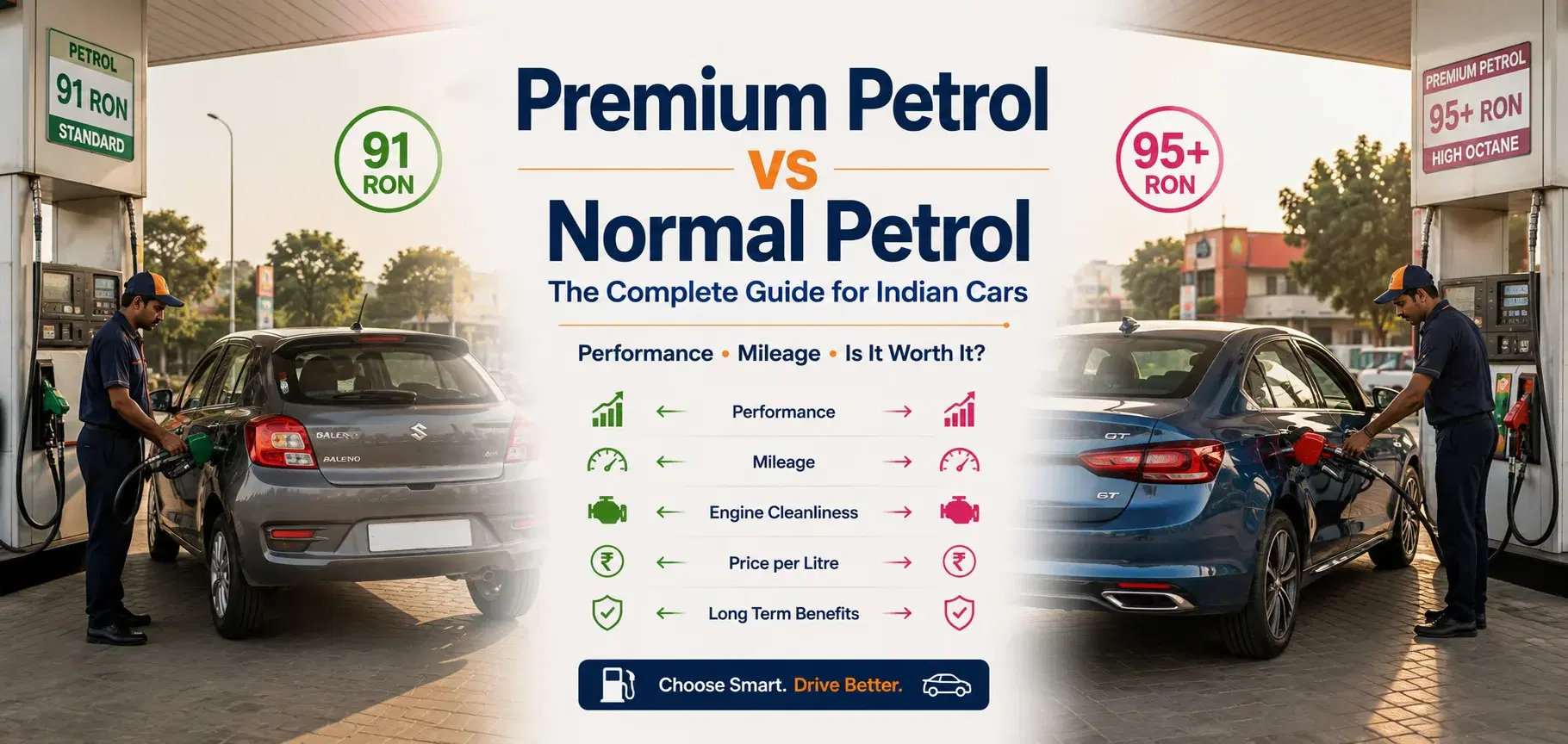 Premium Petrol vs Normal Petrol: The Complete 2026 Guide for Indian Cars