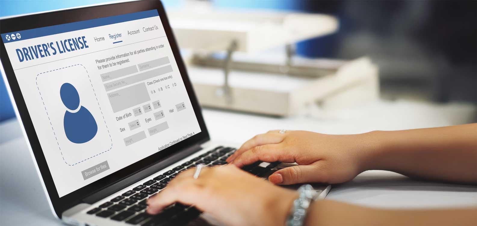 how to renew driving licence online