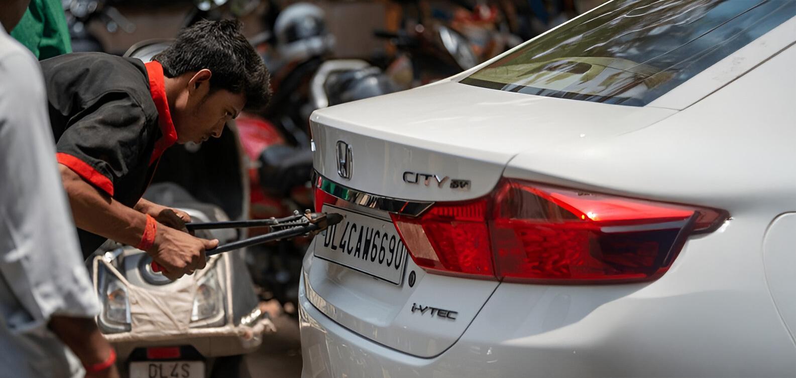 High Security Number Plate Chennai